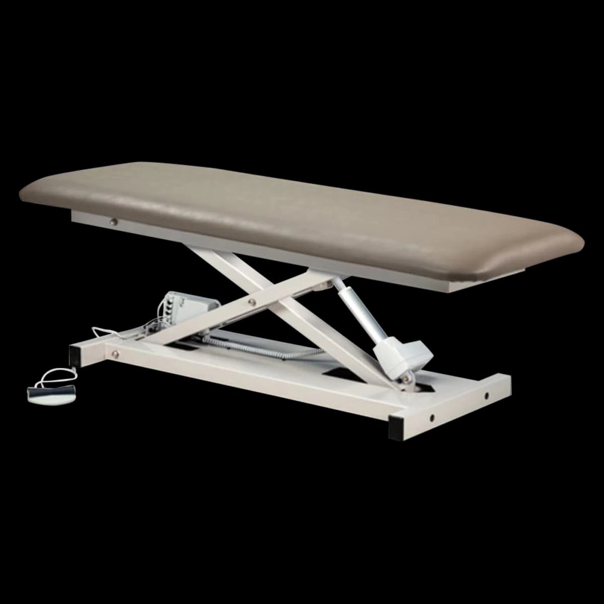 Clinton Industries Power Exam Table, Open Base, 450 lb Capacity, Color to be Specified - Table Power Open Base - Image 1