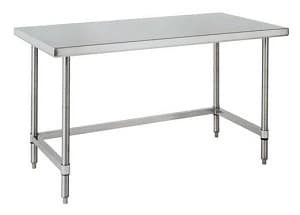 Intermetro Industries Work Table, 14 Gauge Stainless Steel - Table Work 14ga SS - Image 1