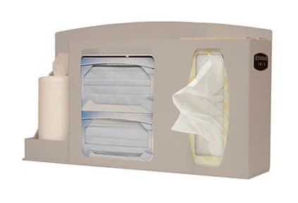 Marketlab Respiratory Hygiene Station, Quartz Beige, Each - Station Respiratory Flu Bowman - Image 1