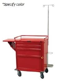 Harloff V-Series 4-Drawer Crash Cart - Cart Crash V-Series 4-Drawer - Image 1