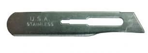 Southmedic Dermaplaning Blade #10R, Stainless Steel with Polymer Coating, Sterile, 50/Bx - Blade Dermaplaning Coated #10R - Image 1