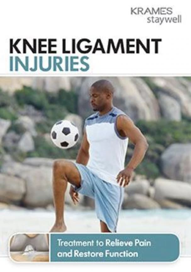 Krames Communications Knee Ligament Injuries Educational Brochure, English, 16 Pages, Each - Brochure Knee Ligament - Image 1