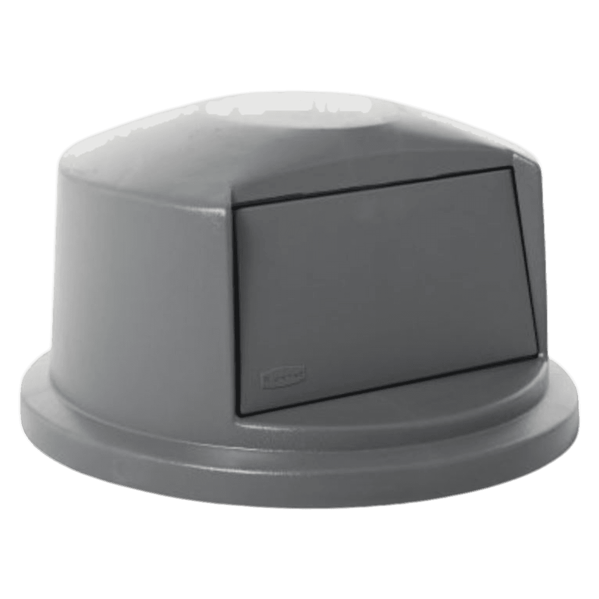 Rubbermaid Commercial BRUTE Dome Top Lid for 55 gal Round Waste Containers, Gray, 1 Each - Rubbermaid Commercial Round BRUTE Dome Top Lid for 55 gal Waste Containers - Image 1