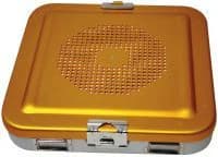 BR Surgical Container with Perforated Lid, 11x11x3 inches - Container w/Perforated Lid - Image 1