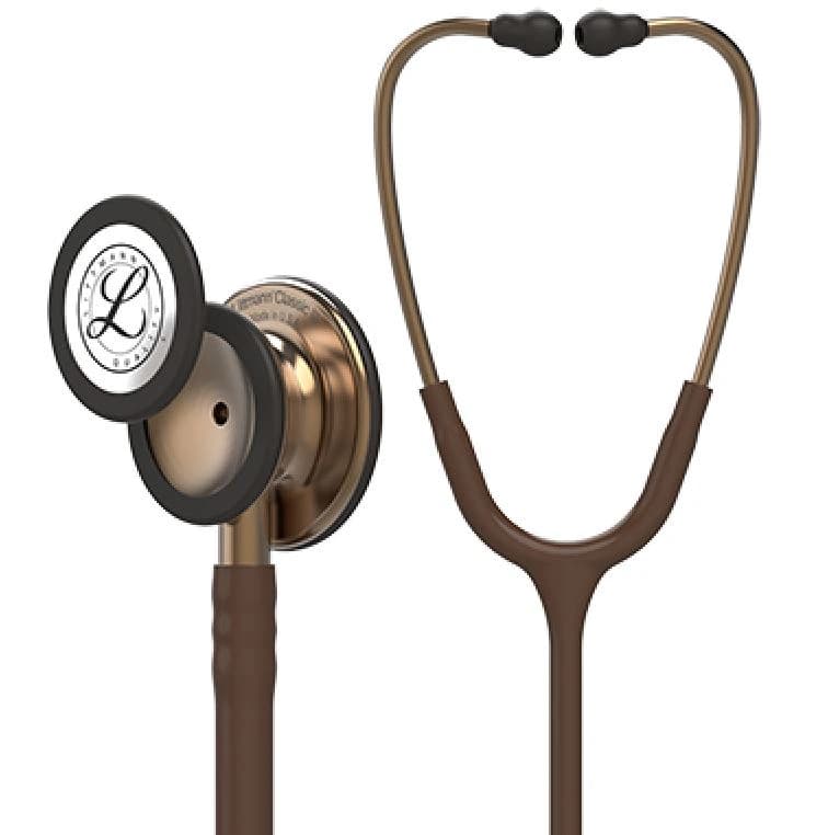 3M Littmann Classic III Stethoscope, Adult/Pediatric, Copper Chocolate, Single Lumen Tubing, 27" - Stethoscope Littmann 27" - Image 1