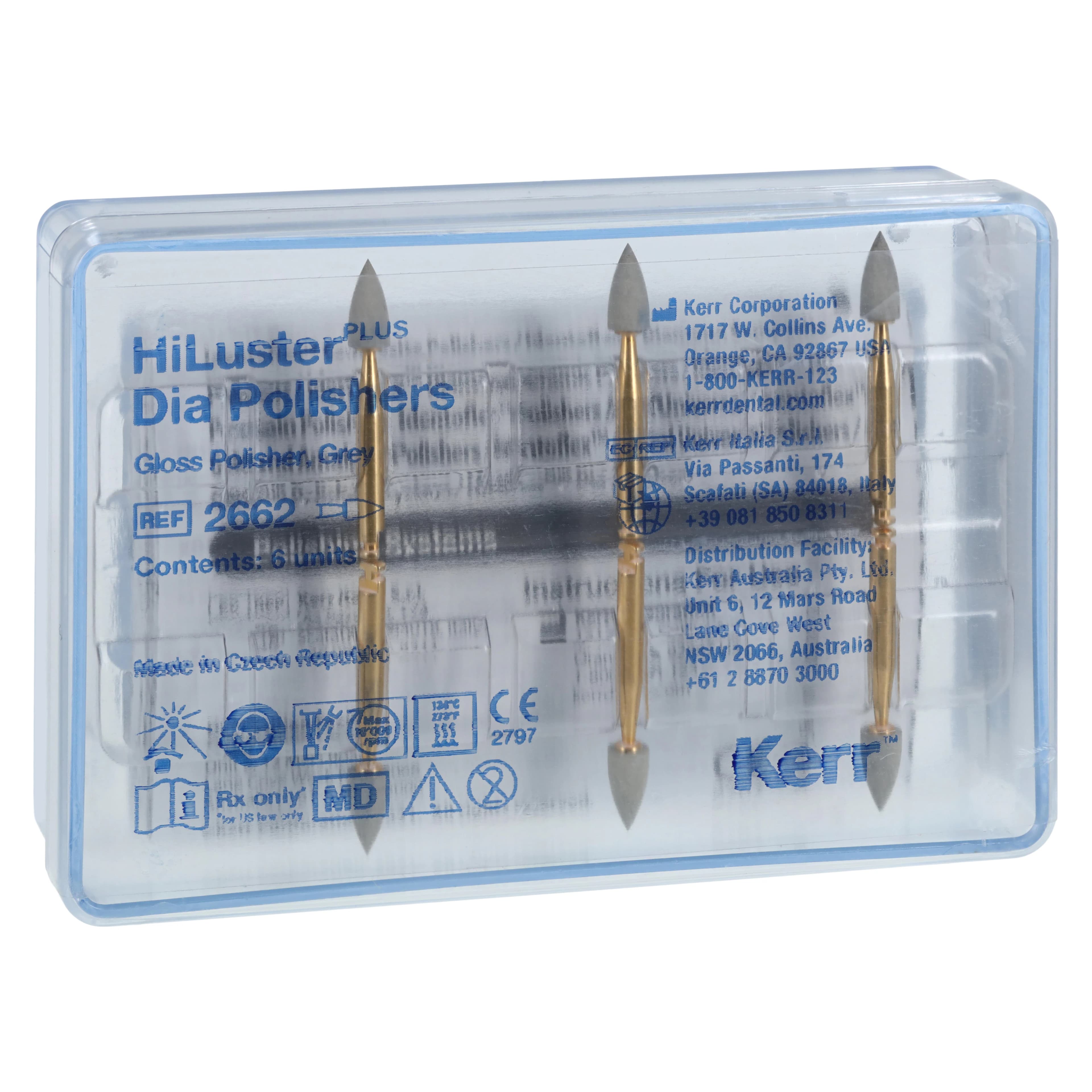 Kerr HiLuster PLUS Dia Polisher Minipoint Refills, Pack of 6, #2662 - HiLuster PLUS Polishing System Minipoint Pack of 6 - Image 1