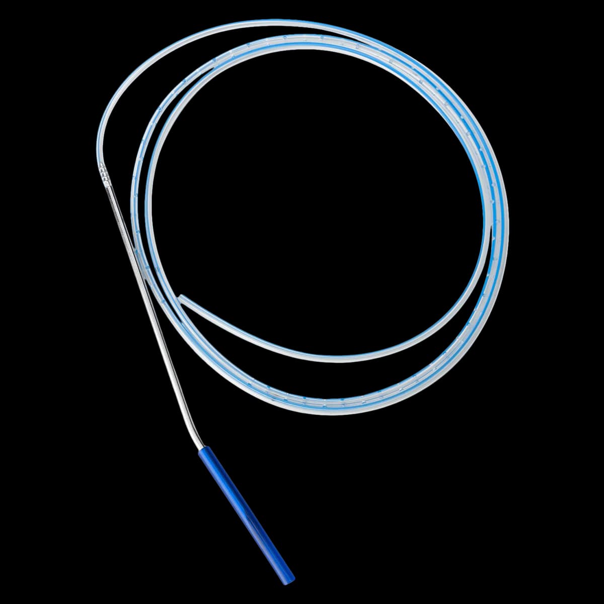 Medline Silicone Wound Drain, Round Tip, Mid Perforated - Drain Wound PVC Round Mid Perf - Image 1