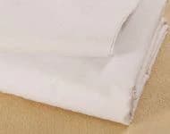 Encompass Group Fitted Sheet, White Cotton/Polyester, 30x80", Reusable - Sheet Ctn/Poly Wht Reus - Image 1