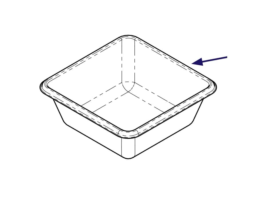 Midmark Treatment Pan for 630 Exam Table - Pan Treatment f/630 Exam Table - Image 1