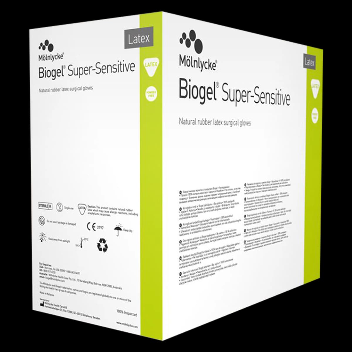 Biogel Super-Sensitive Surgical Gloves, Powder-Free Latex, Sterile, Size 6.5 - Glove PF Latex Surgical Strl - Image 1