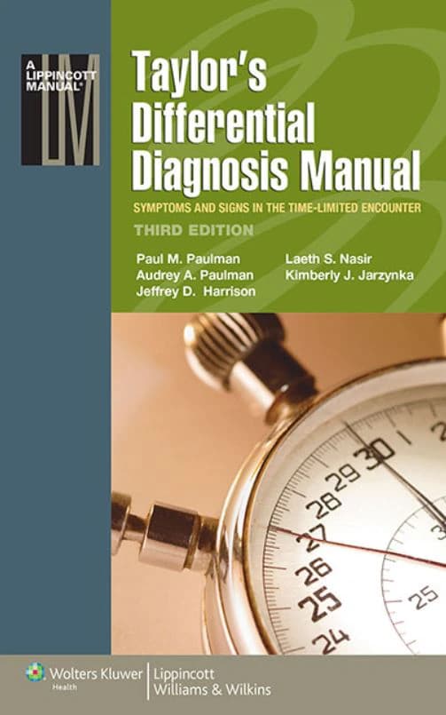 Taylor's Differential Diagnosis Manual, 3rd Edition (10-Minute Diagnosis), Wolters Kluwer - Manual 10 Minute Diagnosis - Image 1