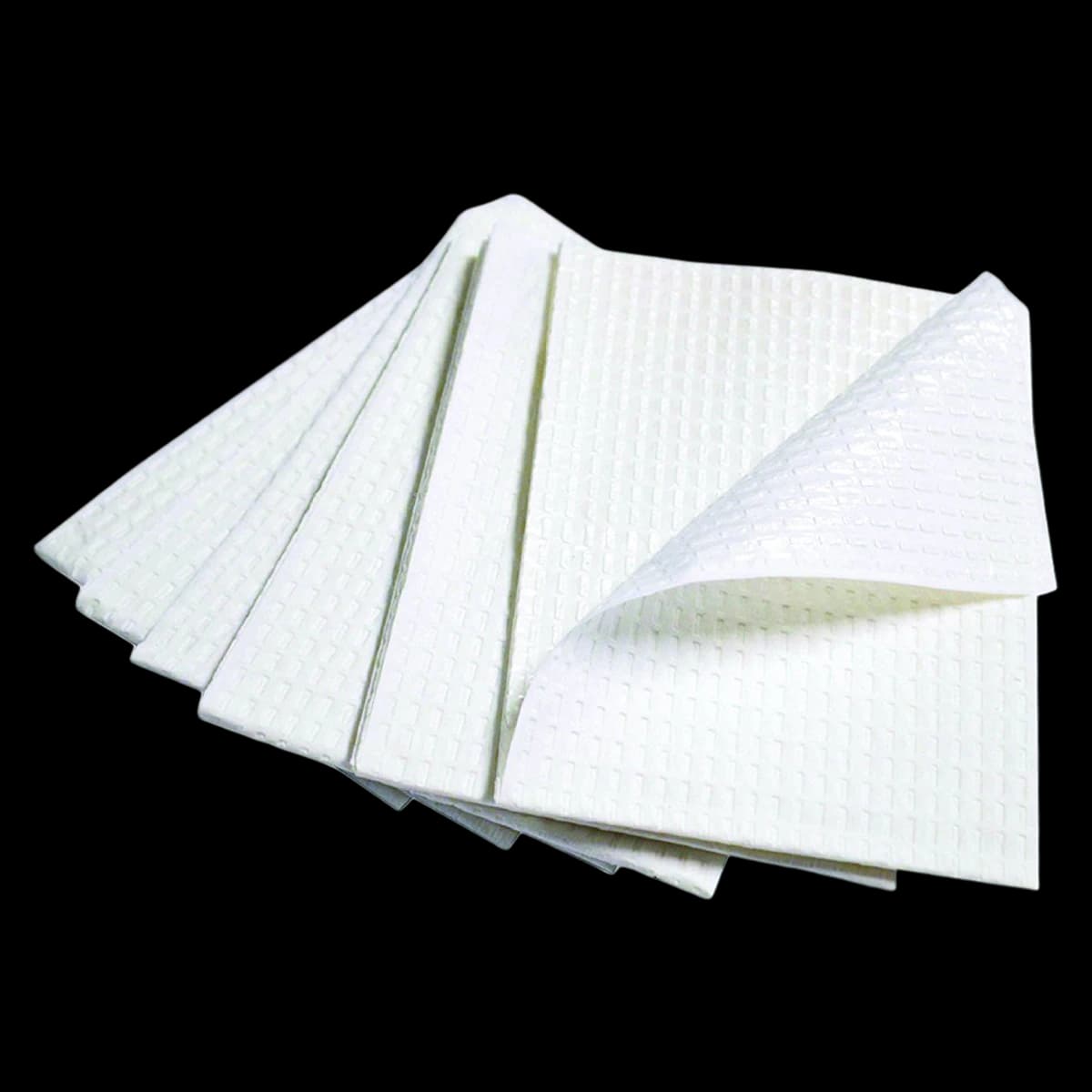Avalon Patient Bibs, 2-Ply Tissue/Poly, White, 13" x 18", 500/Case - Avalon Towel 13x18 2Ply T/P - Image 1