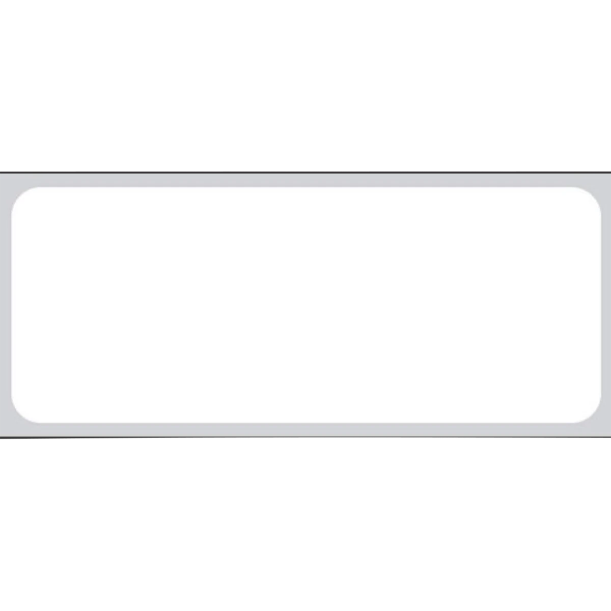 Precision Dynamics Label Coated Thermal Blank, 1" x 2-1/2", 12 Rolls/Box - Label Coated Thermal Blank - Image 1