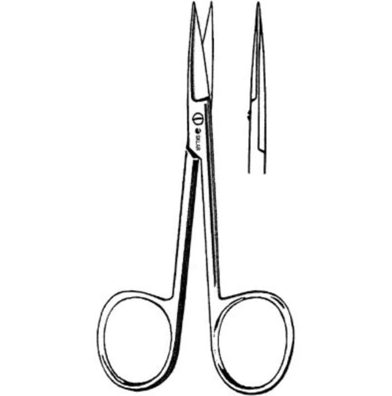 Sklar Instruments Operating Scissors, Straight, 4-3/4" (12 cm), Stainless Steel, Reusable, Non-Sterile, Each - Scissor Tissue Sklar HD - Image 1