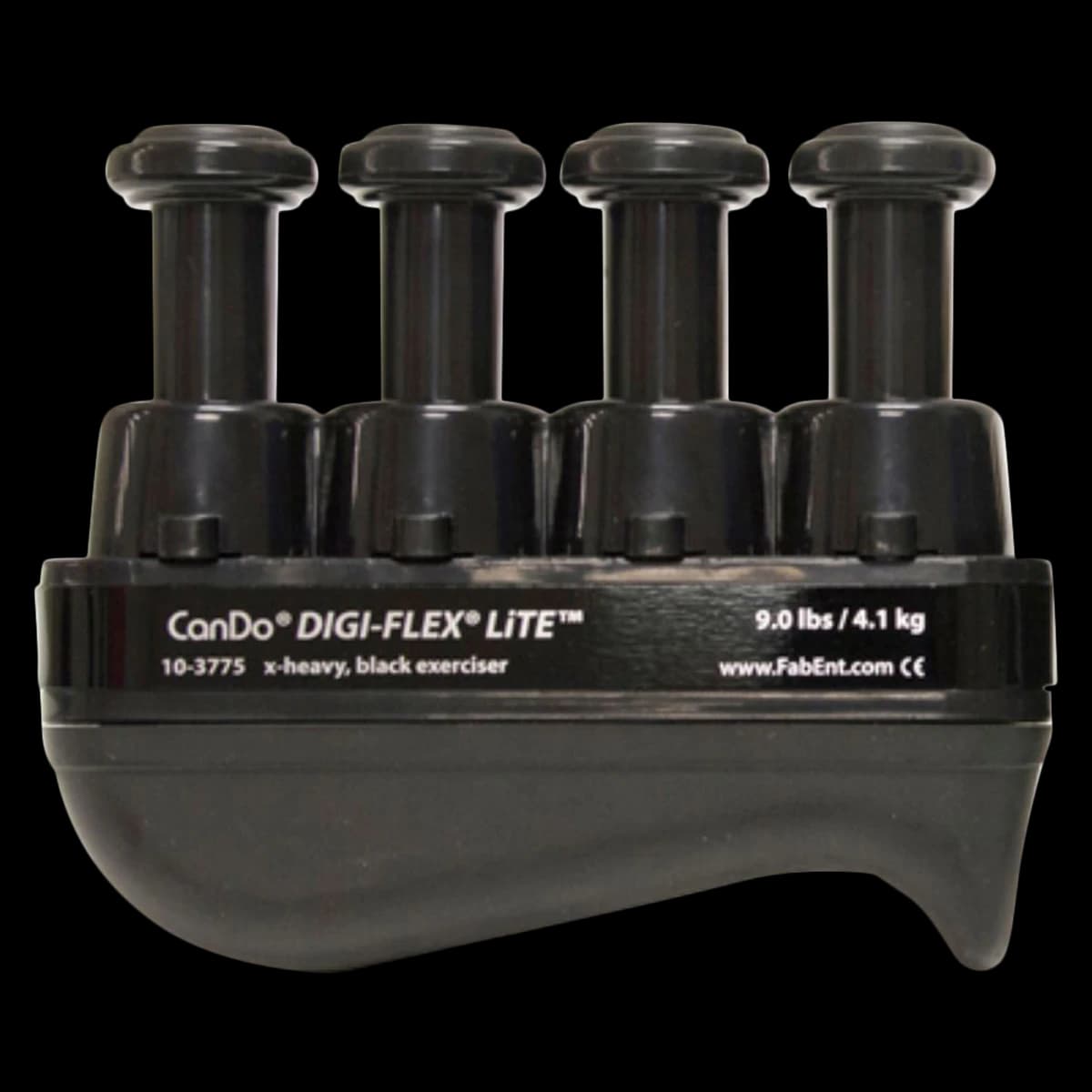 CanDo Digi-Flex Lite Resistance Exerciser, Black, X-Heavy - Digi-Flex Lite Black - Image 1