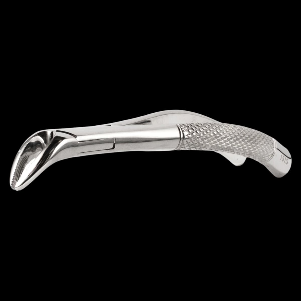 PDT 151S Extra Grip Extracting Forceps, Mandibular Universal, Stainless Steel, T793 - Extracting Forceps 151S Extra Grip - Image 1