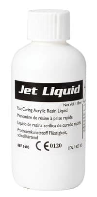 Lang Dental Jet Tooth Shade Acrylic Resin Liquid, Self-Cure, 118 mL (4 oz) Bottle - Jet Liquid - Image 1