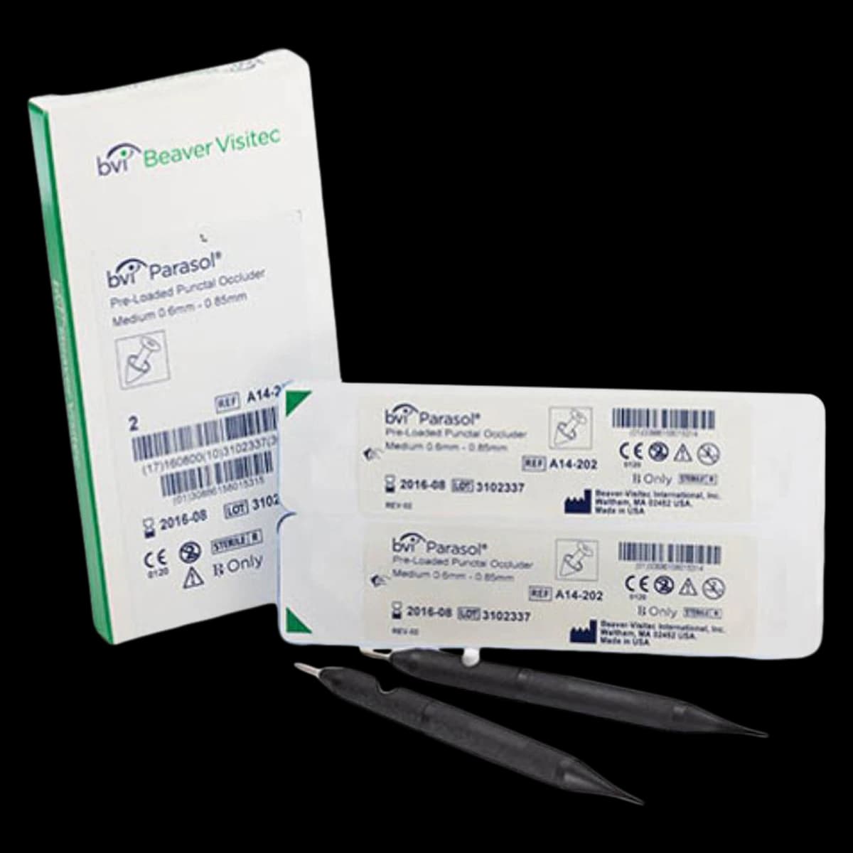 Beaver-Visitec Pre-Loaded Punctal Occluder, 2/Box - Occluder Pre-Loaded Punctual - Image 1