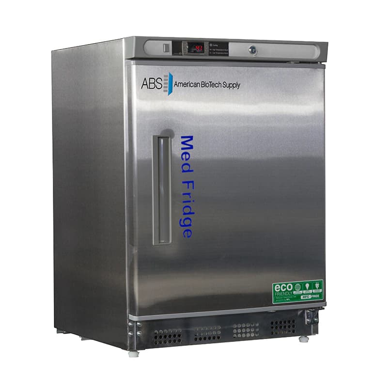 Health Care Logistics Vaccine Refrigerator, 4.5 Cu Ft, Stainless Steel - Refrigerator Vaccine SS - Image 1