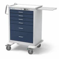 Waterloo Healthcare Tall Anesthesia Cart with 6 Drawers - Cart Anesthesia Tall 6 Drawer - Image 1