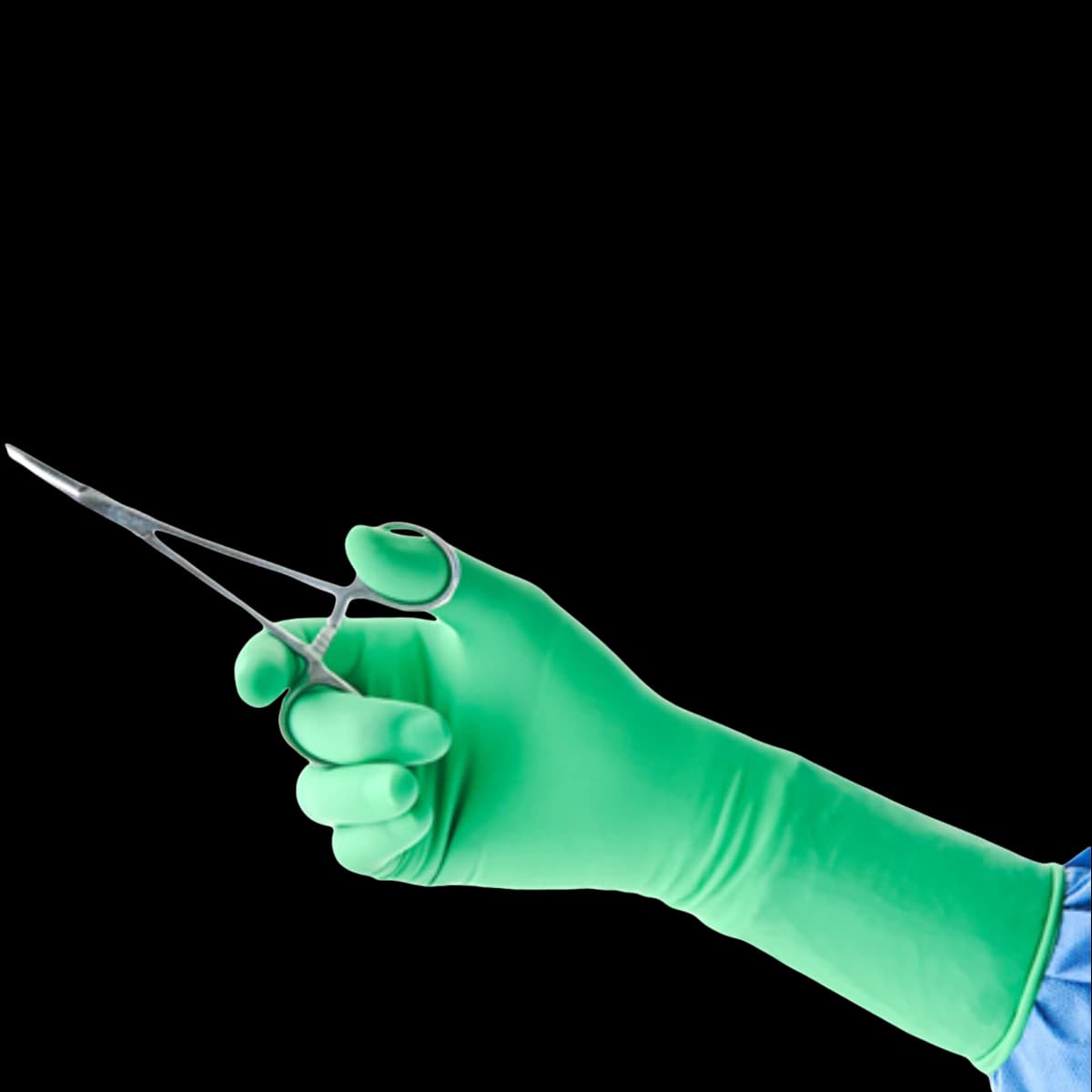 Gammex Non-Latex PI Micro Polyisoprene Surgical Gloves, Size 6-1/2, Sterile, Powder-Free, Green, 50 Pairs/Box - Gammex Non-Latex PI Micro Polyisoprene Surgical Gloves: size 6-1/2, Sterile - Image 1
