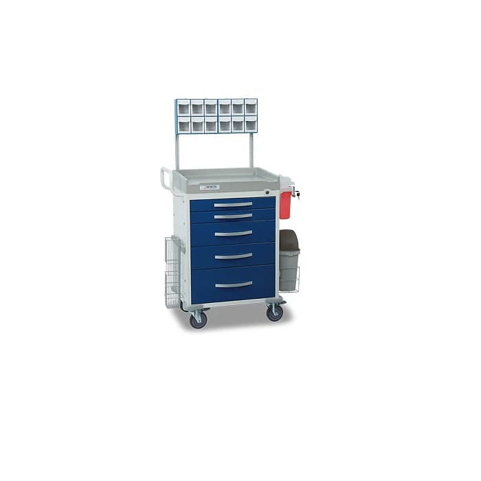 Detecto Anesthesia Cart, 5 Drawer - Cart Anesthesia 5 Drawer - Image 1