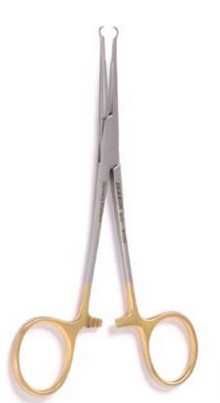 Derron Surgical Instruments Vasectomy Ring Forceps, 5.5" (5-1/2") - Forcep Vasectomy Ring 5.5" - Image 1