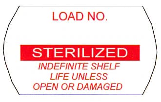 Healthmark Event-Related Label, Red, 1000 Labels per Pack, 12 Packs per Case - Label Event-Related 1000pc - Image 1