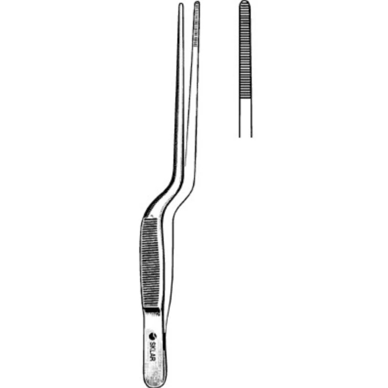 Sklar Jansen Bayonet Nasal Forceps, Straight, 6-1/2", Stainless Steel, Non-Sterile, 12/Box - Forcep Jansen Bayonet Nasal - Image 1