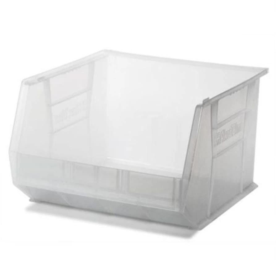 Marketlab Bin Organizer, Semi-Clear Heavy Duty Polymer with Label Slot, 16.5" x 18" x 11", Each - Bin Organizer 16.5"x18"x11" - Image 1