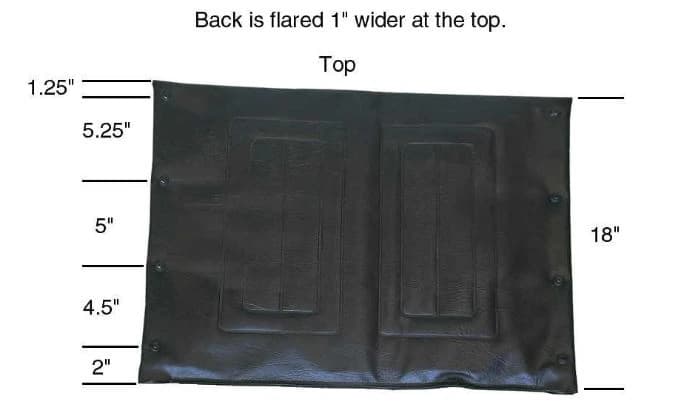Drive Medical Designs Sentra EC Wheelchair Back Upholstery - Upholstery Back f/ Wheelchair - Image 1