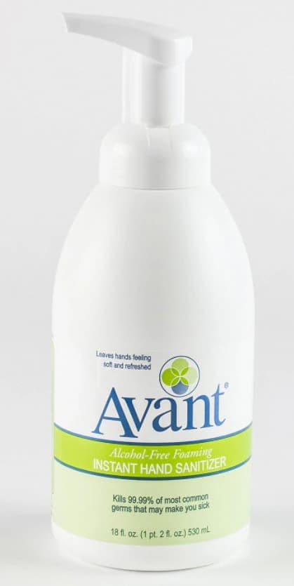 Avant Foam Sanitizer Hand Pump, 18 oz, Unscented, 6/Case - Sanitizer Hand Foam Pump - Image 1