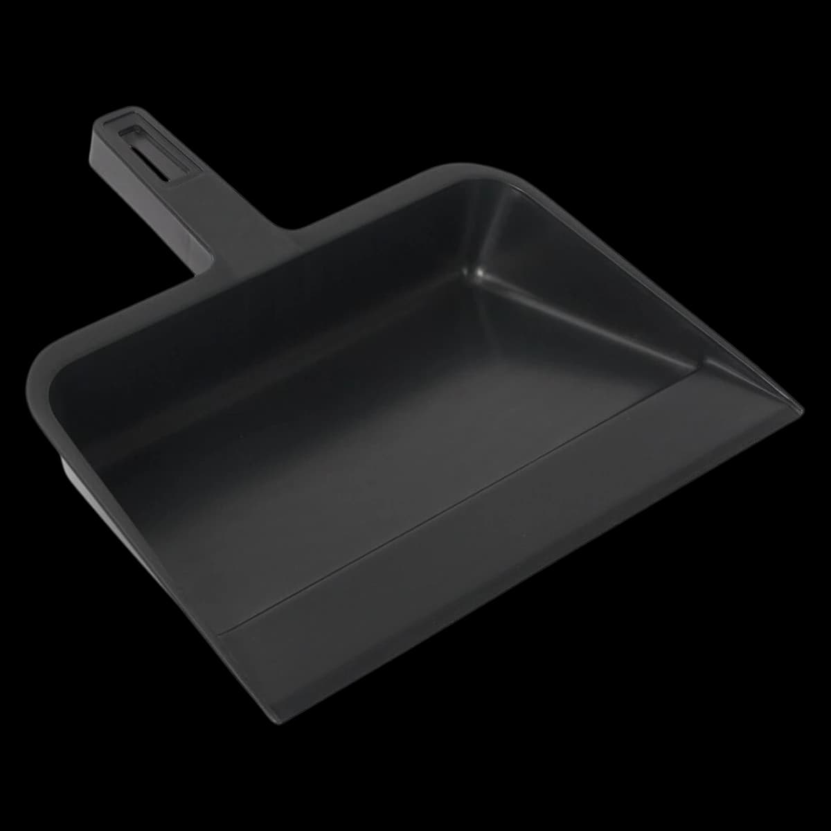Continental Industrial Black Dust Pan, 12-1/4" - Dust Pan Continental Ind Black - Image 1