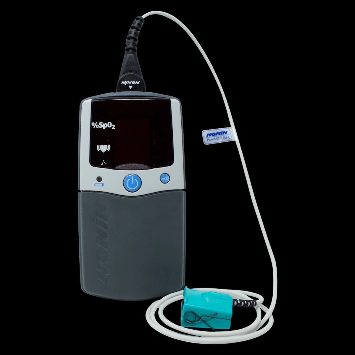 Nonin Medical PalmSAT 2500 Handheld Pulse Oximeter, 4 AA Battery, Each - PalmSAT 2500 Handheld Pulse Ox - Image 1