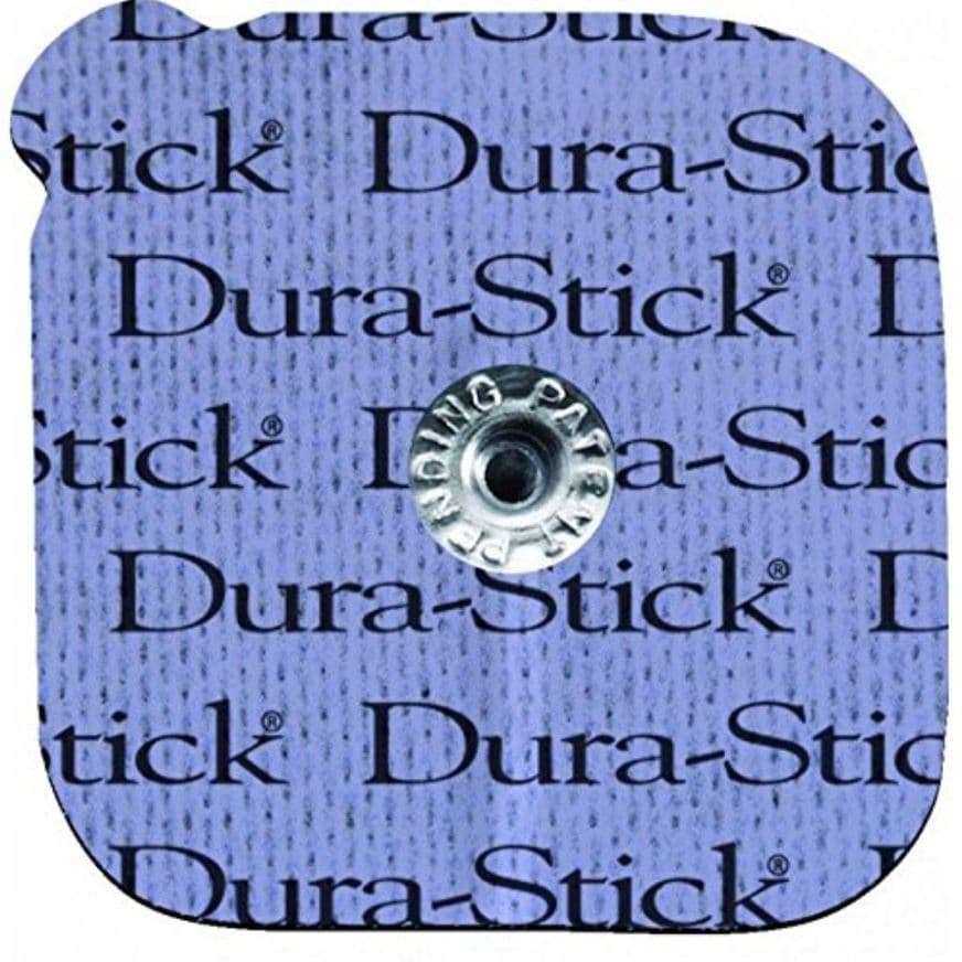 Dura-Stick+ Electrode Snap Square, 5 cm, 4/Package - Dura-Stick+ Electrode Snap Sq - Image 1