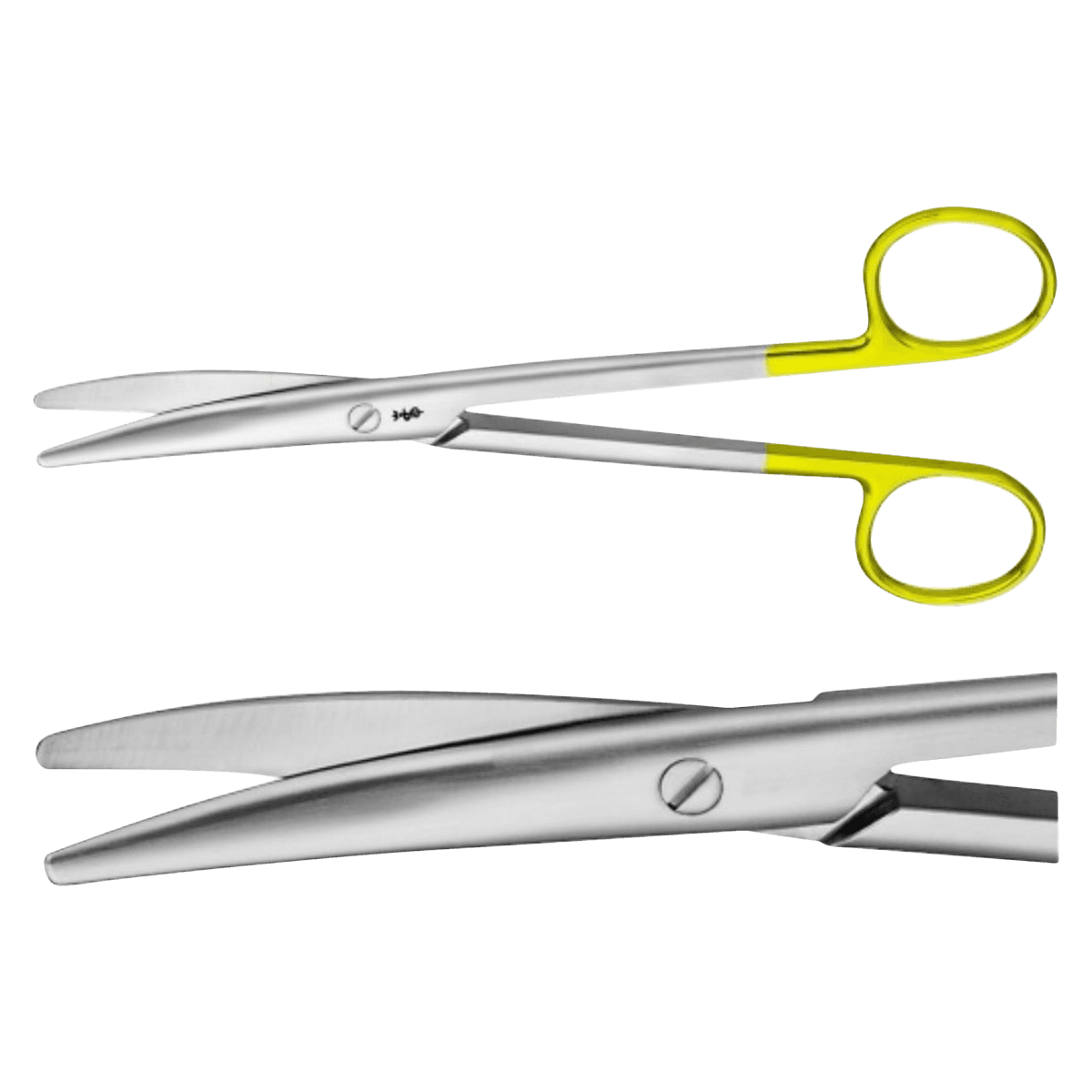 Aesculap Durotip Mayo Dissecting Scissors, Curved, 6-3/4" (17 cm), Tungsten Carbide, Non-Sterile, Reusable - Scissor Durotip TC Dissecting - Image 1