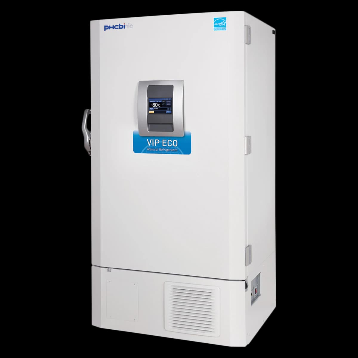 PHC VIP ECO Upright Laboratory Freezer, 25.7 Cu Ft, Solid Door, -40 to -86C, Manual Defrost - VIP ECO Upright Freezer - Image 1