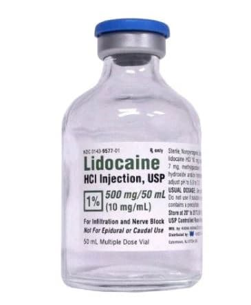 Lidocaine HCl Injection 1% MDV 50mL, 10/Package - Lidocaine HCl Inj MDV 50mL - Image 1