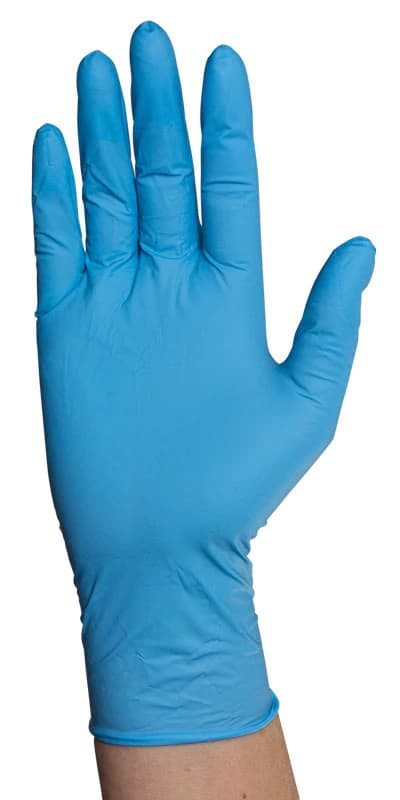 PremierPro Nitrile Exam Gloves, Small, Blue, Sterile, 50 Pairs/Case - MED PremierPro Glv Exm Ntrl - Image 1
