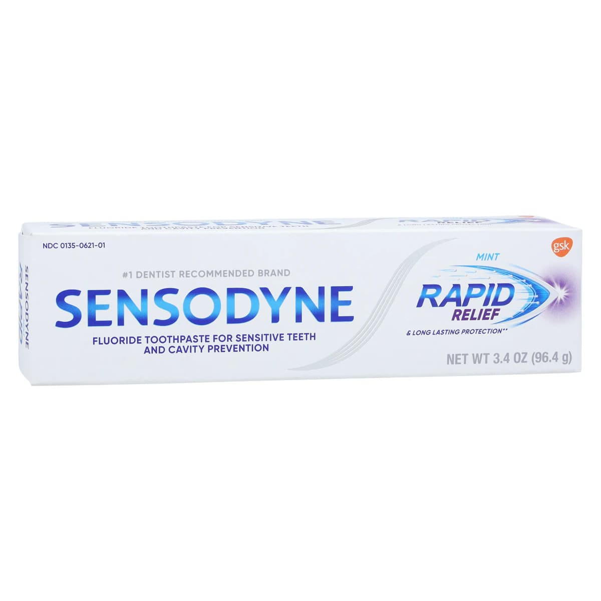 Sensodyne Rapid Relief Extra Fresh Toothpaste, 3.4 oz, 12-Pack - Sensodyne Rapid Relief Ex-Fresh Toothpst 3.4oz (12 - Image 1