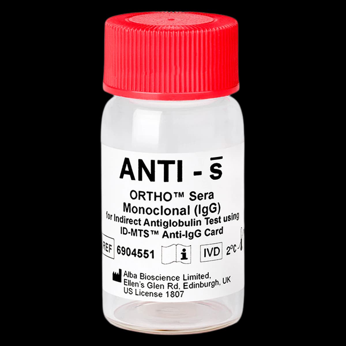 Ortho Sera Anti-s Reagent, 5 mL, 1/Box - ORTHO Sera Anti-s - Image 1