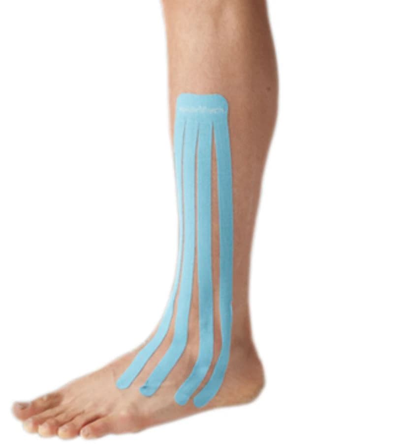 SpiderTech Kinesiology Tape, Cotton, 13" x 2.25", Blue, Non-Sterile, Each - Tape Kinesiology SpiderTech - Image 1