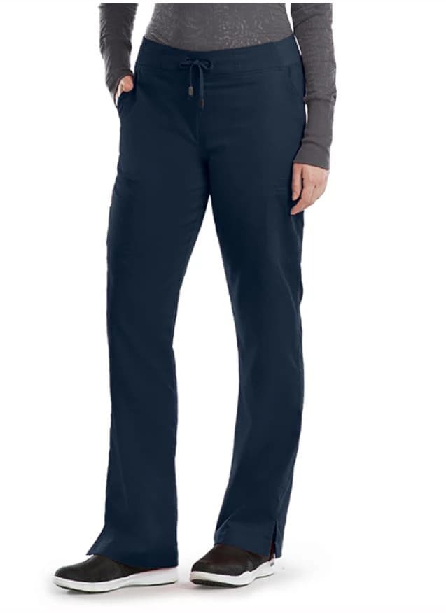 Grey's Anatomy Steel Cargo Pant, Women's, Modern Fit, Straight Leg, 6 Pockets, Medium, 4277 - Greys Anatomy Steel Pant - Image 1