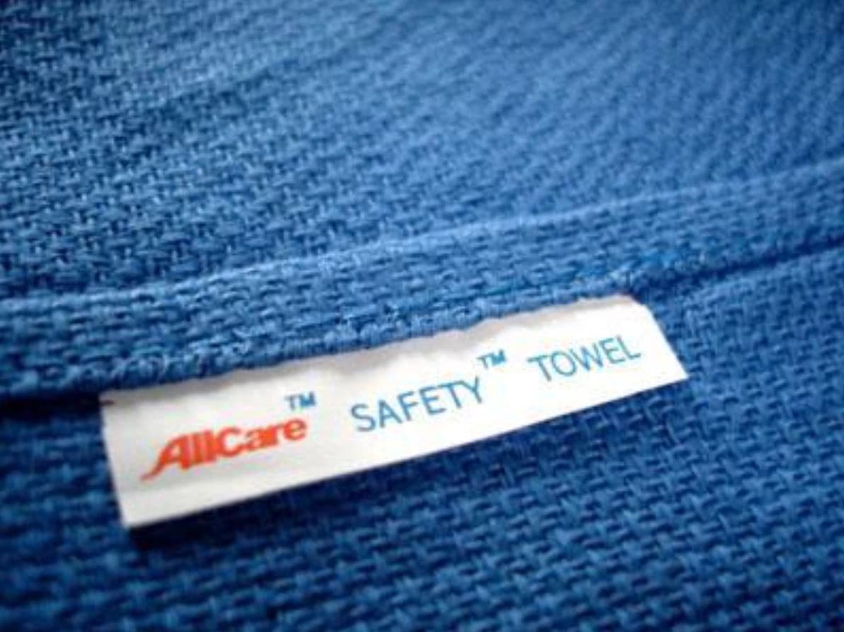 AllCare Prewashed Sterile OR Towel, Blue - Towel OR Prewashed Strl Blue - Image 1