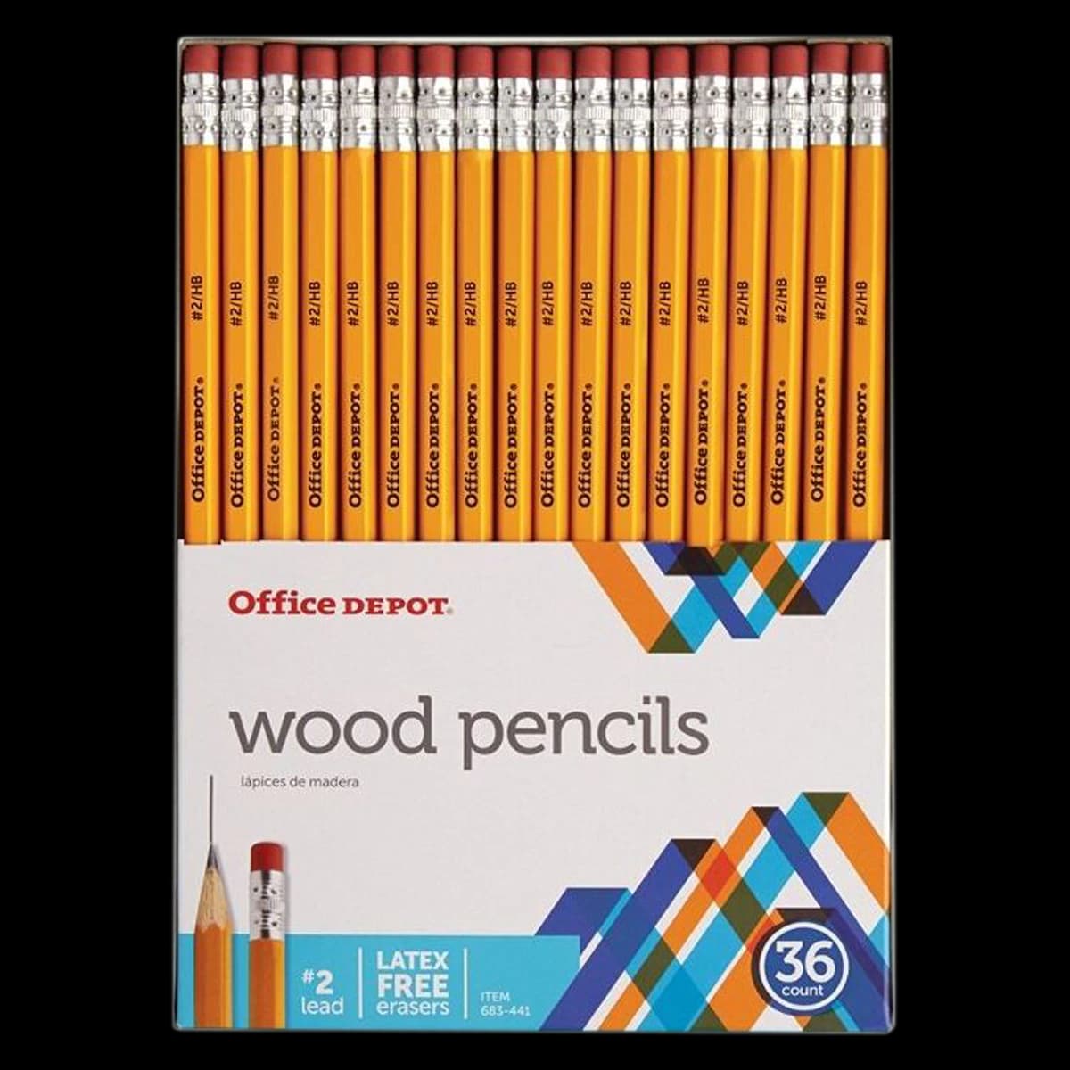 Swinton Trading Basic Wood Pencil, #2 Medium Soft Lead, 36/Pack - Pencil Basic Wood #2 Medium - Image 1