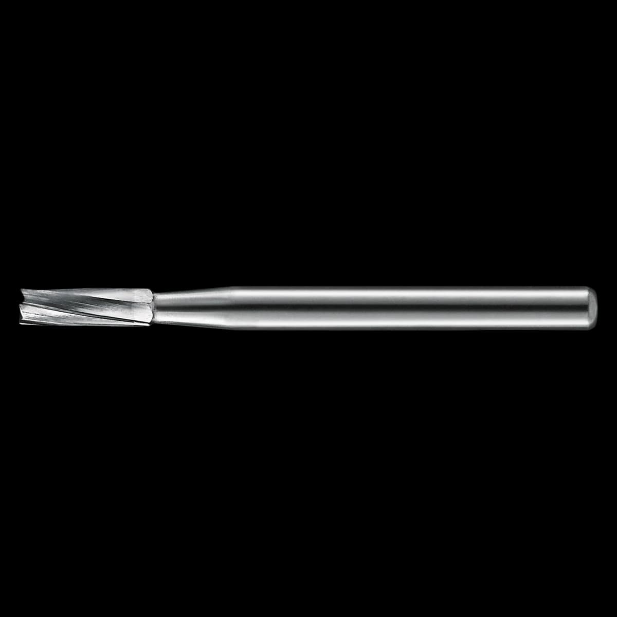 Kerr FG 257 Carbide Bur, Straight Flat-End Fissure, All Purpose 6 Flute, 1 mm Diameter, 3.7 mm Length, 10/Pkg, FG257-KC0 - Kerr Operative Carbide Burs FG 257 10/Pk - Image 1