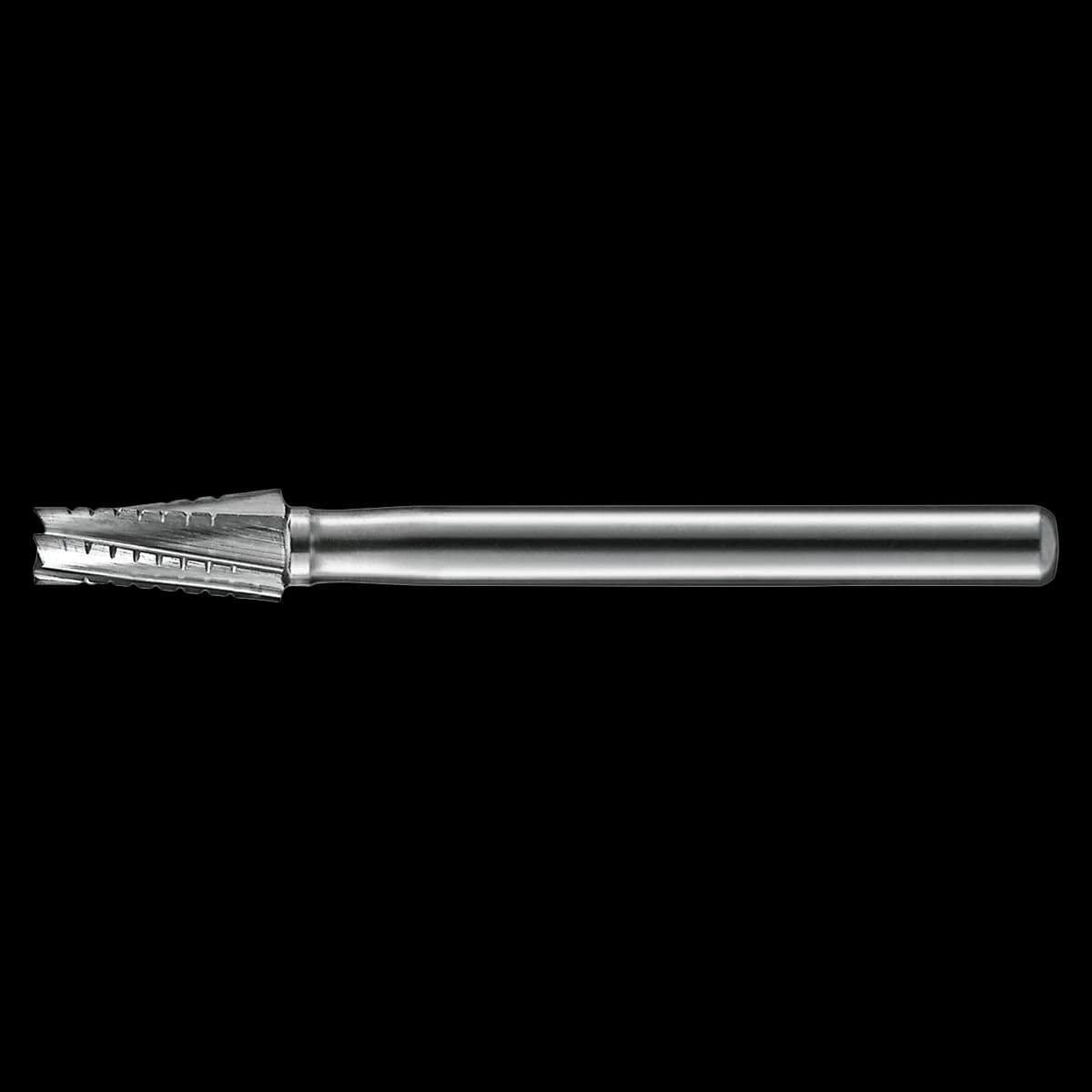 Kerr FGOS702L-KC0 Carbide Bur, FG Oral Surgical, Taper Flat End, Crosscut 6 Flute, #702L, 1.6mm Diameter, 4.9mm Length, 10/Pkg - Kerr Operative Carbide Burs FGOS 702L 10/Pk - Image 1