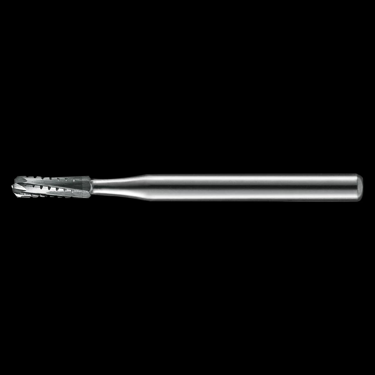 Kerr FG1558 Carbide Bur, Straight Dome End Crosscut, 6 Flute, 1.2 mm Diameter, 3.7 mm Length, Friction Grip, 100/Pk - Kerr Operative Carbide Burs FG 1558 100/Pk - Image 1