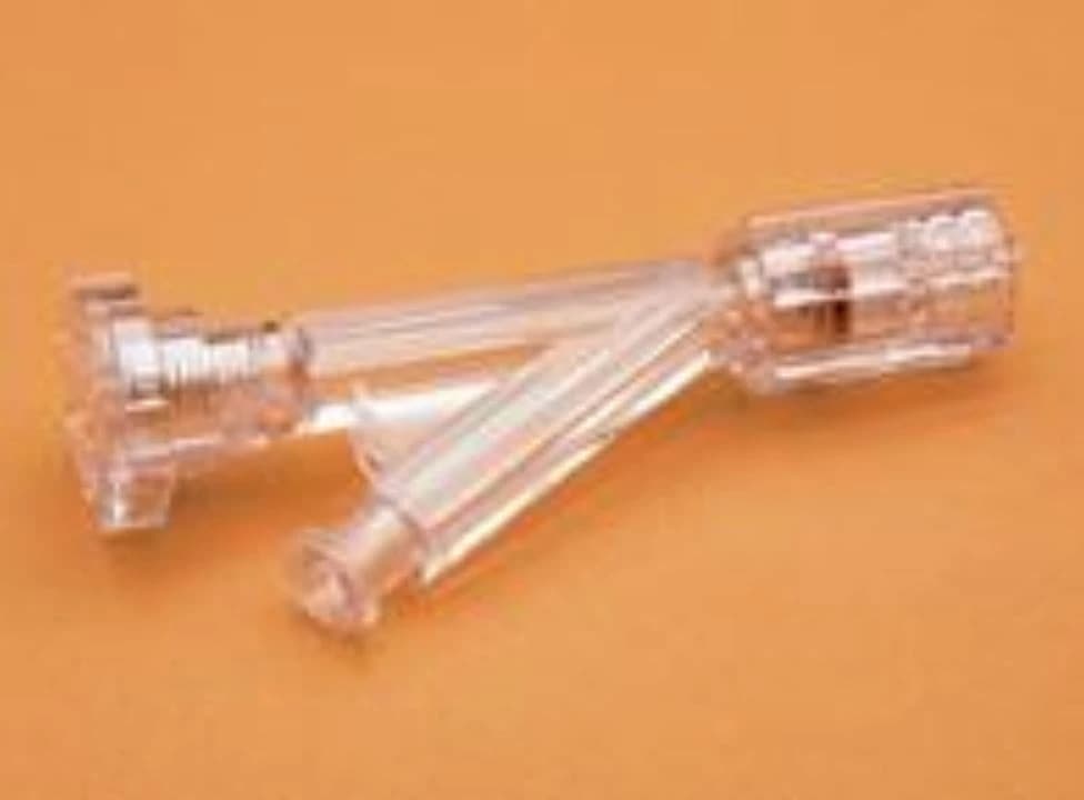 Cook Medical Tuohy-Borst Sidearm Adapter, Rotating Male, Large Bore, Peel-Open Package, Each - Adapter Bore Sidearm - Image 1