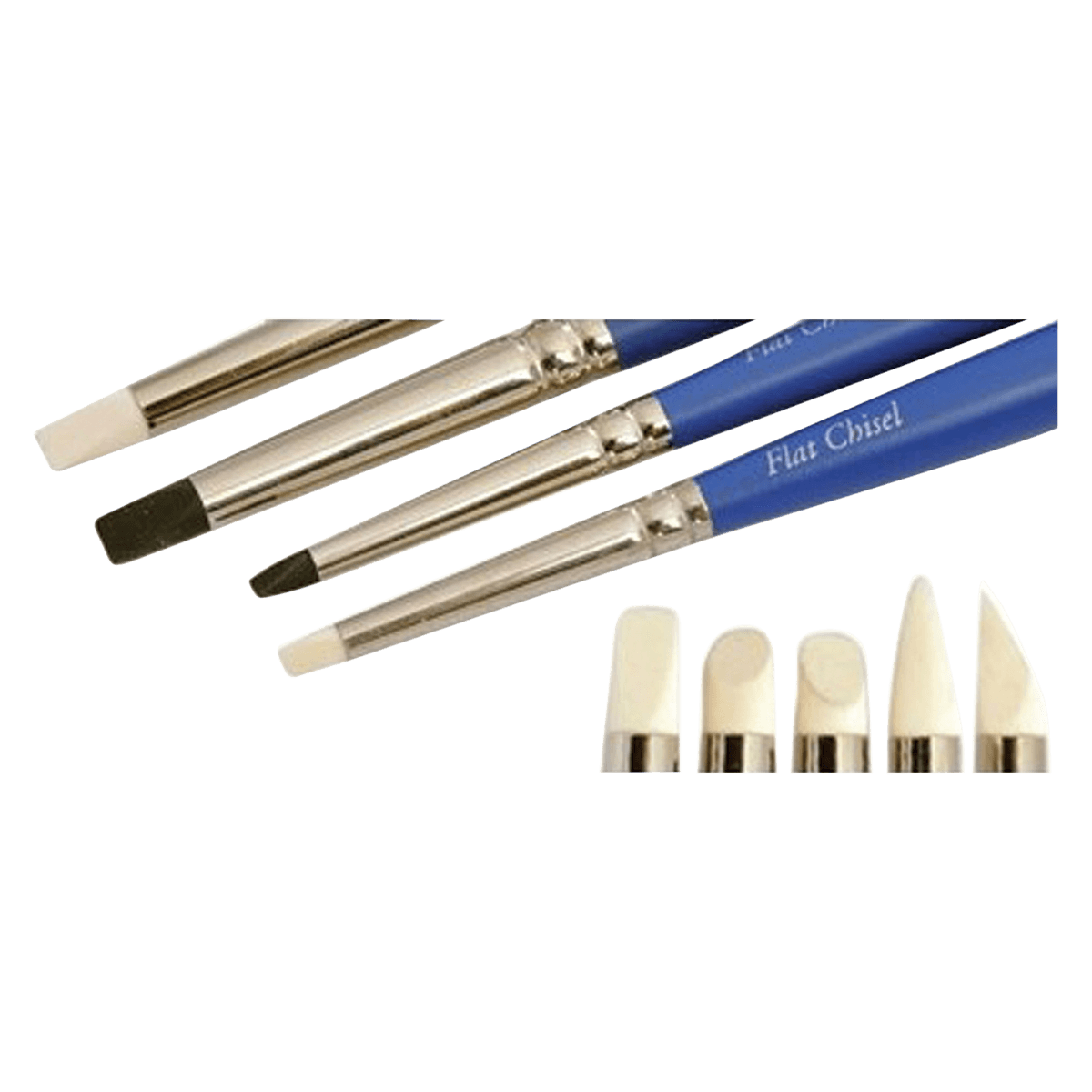 Flexi Tip White SE #0 Angle Chisel Tip, Small, Firm/Flexible, 3/Pk - Flexi Tip White SE #0 Tip - Image 1